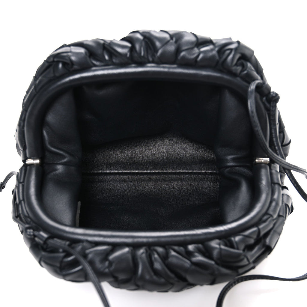 Nappa Intrecciato The Mini Pouch Black