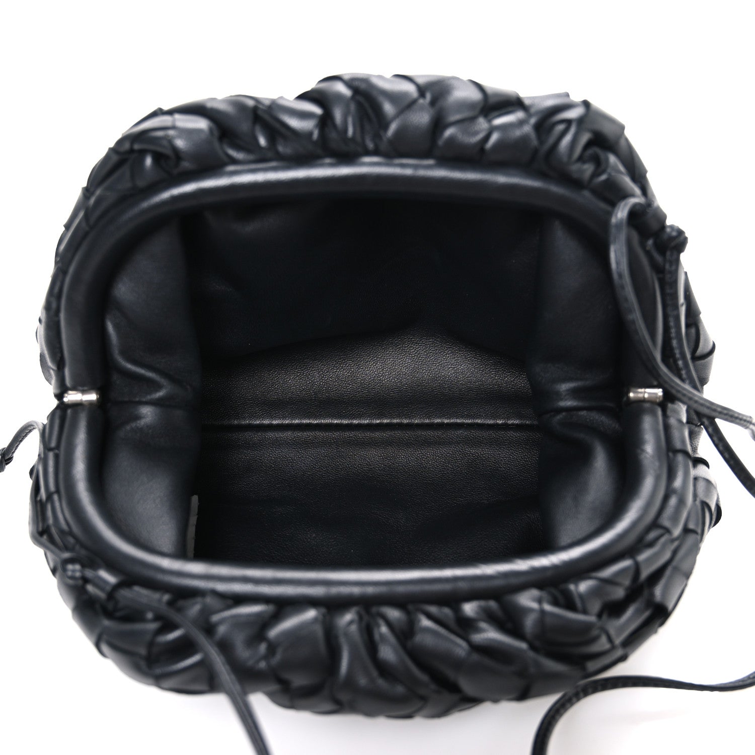 Nappa Intrecciato The Mini Pouch Black