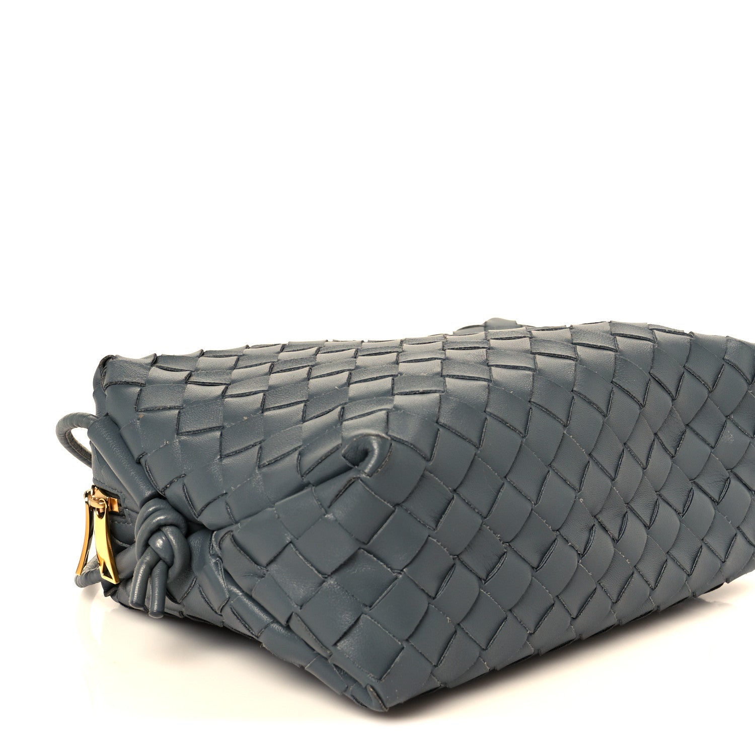 Nappa Intrecciato Small Loop Camera Bag Thunder