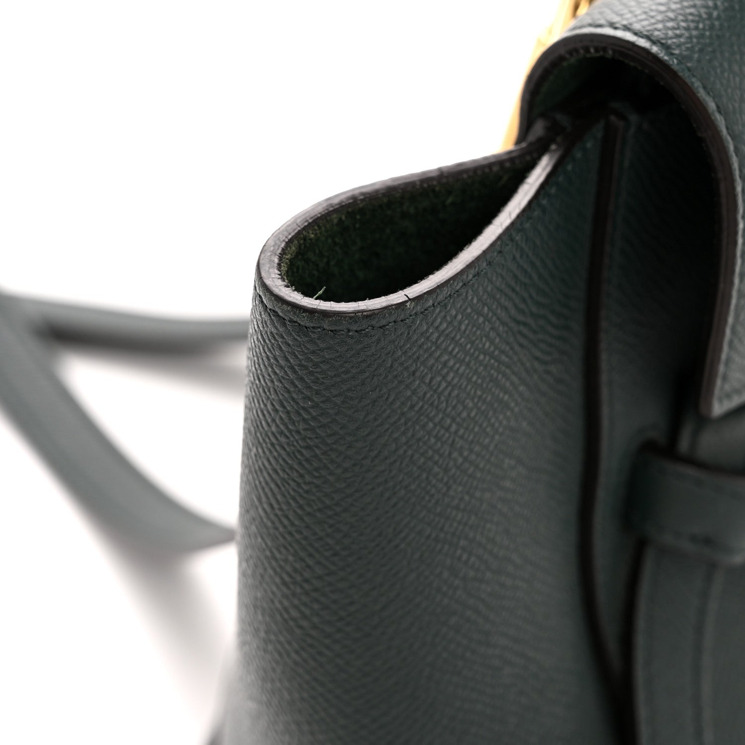 Grained Calfskin Micro Belt Bag Amazone
