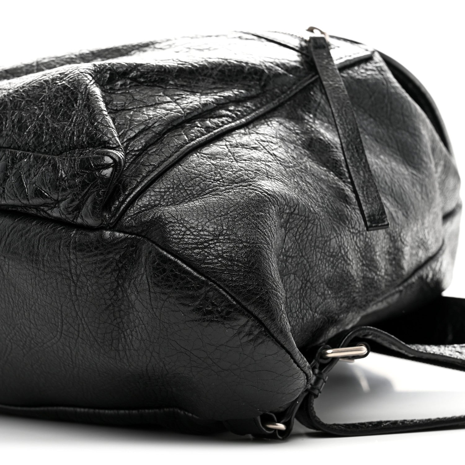 Agneau Giant 12 Silver Hardware S Traveler Backpack Black