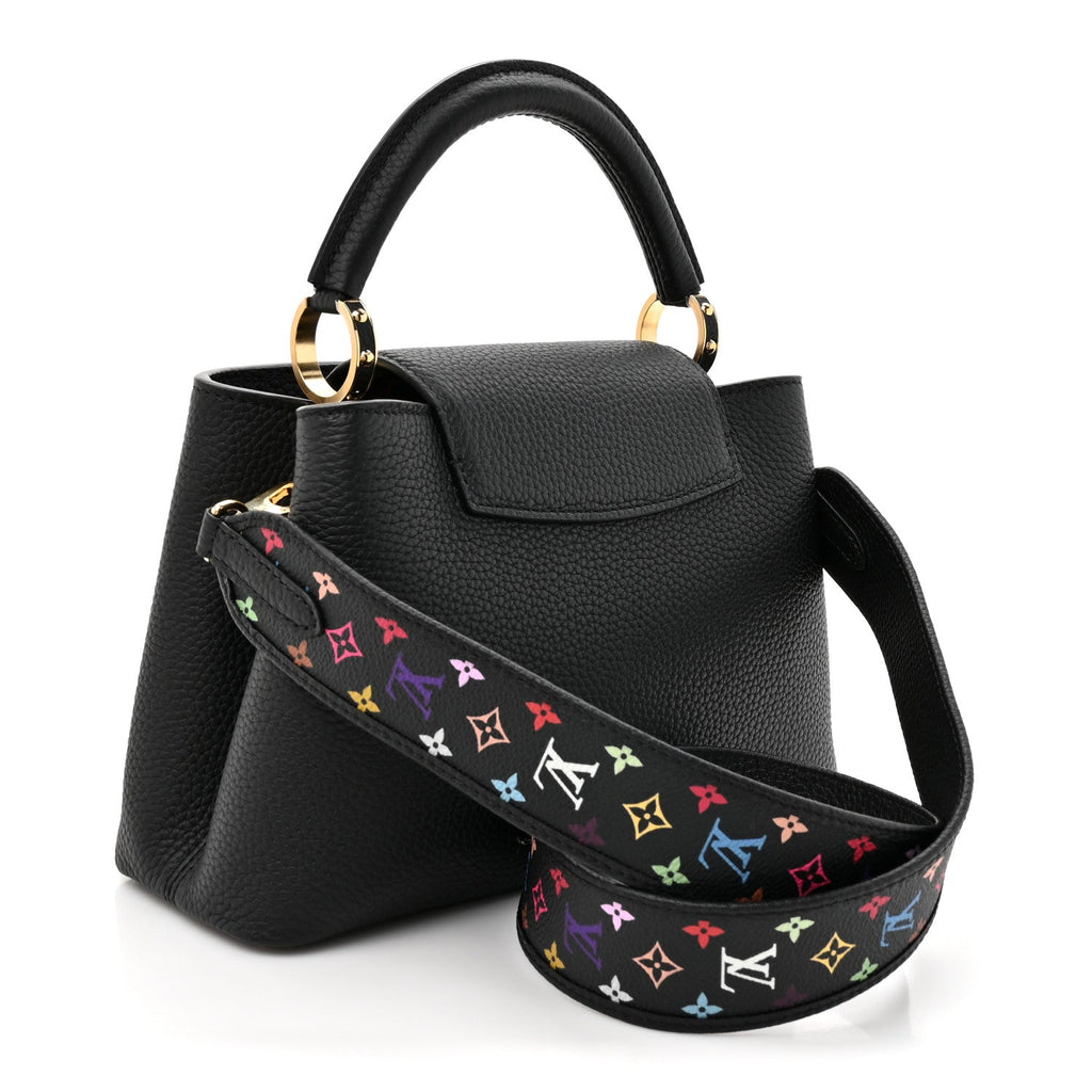 LV X TM Taurillon BB Capucines Black