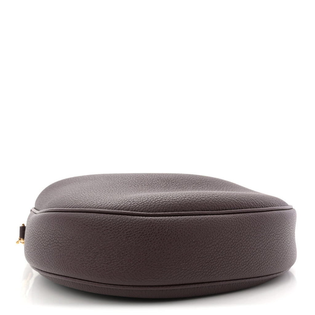 Supple Grained Calfskin Teen Lulu Shoulder Bag Deep Burgundy