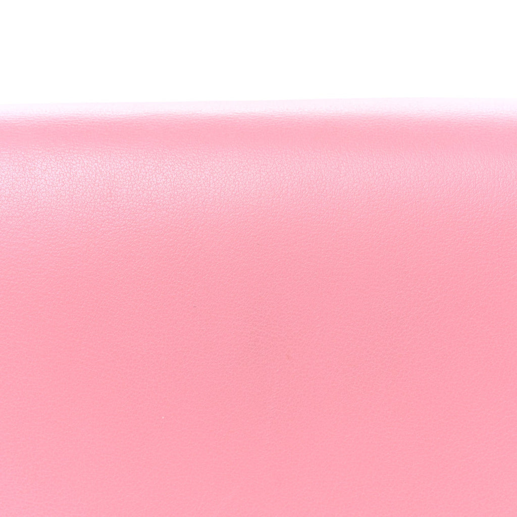 Calfskin Flap Crossbody Bag Peony