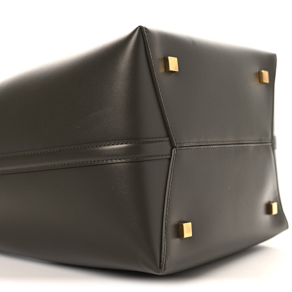 Shiny Calfskin Le 37 Bucket Bag Deep Musk