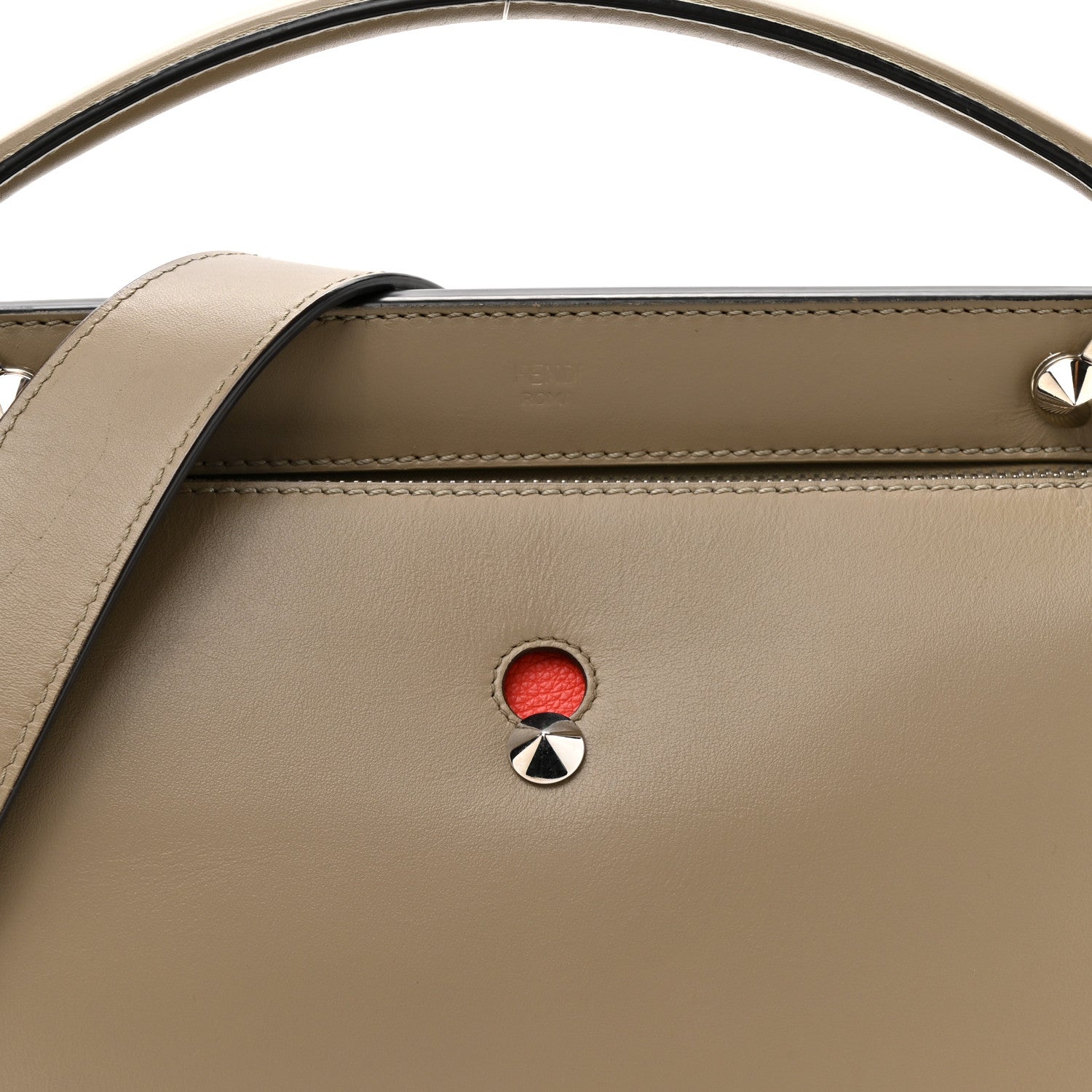 Vitello Baltico Dolce DotCom Satchel Tortora Papavero