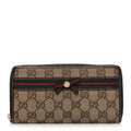 Monogram Mayfair Zip Around Wallet Dark Brown