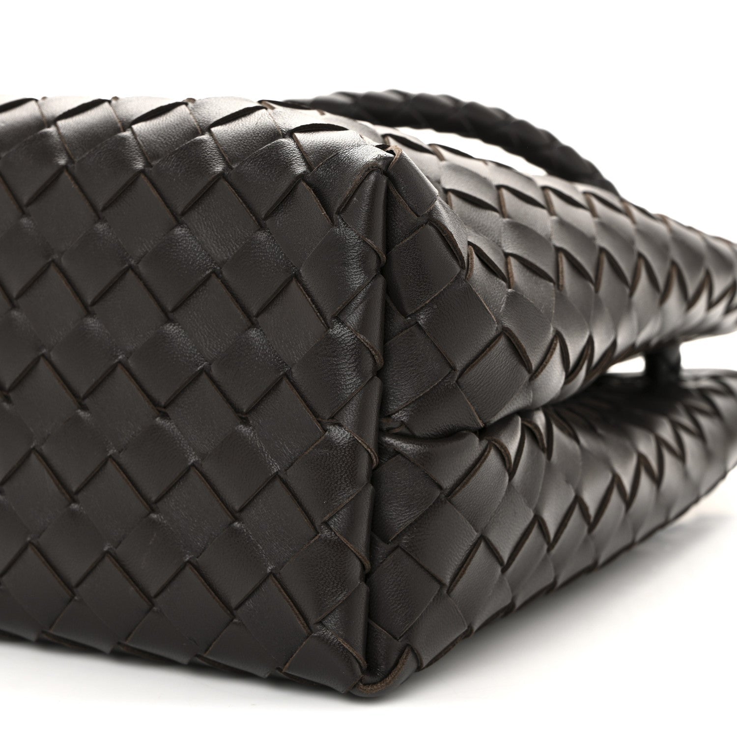Nappa Intrecciato Medium Andiamo Shoulder Bag Fondant