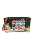 Monogram 2022 Christmas Animation New York Soho Pochette Felicie Chain Wallet Yellow