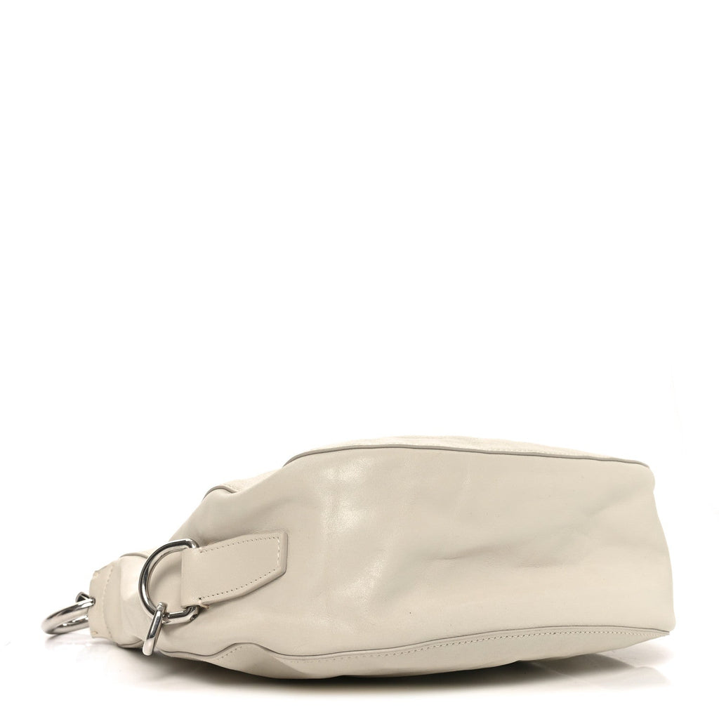 Crinkled Calfskin Small Knight Shoulder Bag Soap