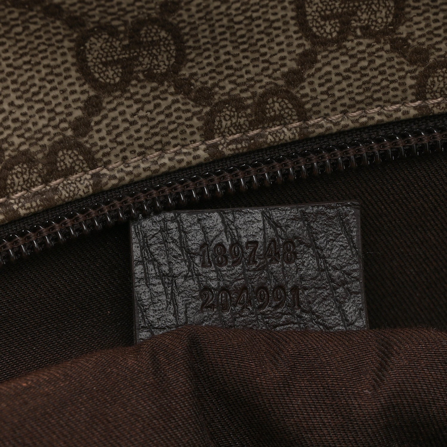 GG Plus Monogram Web Large Flap Messenger Bag Beige Dark Brown