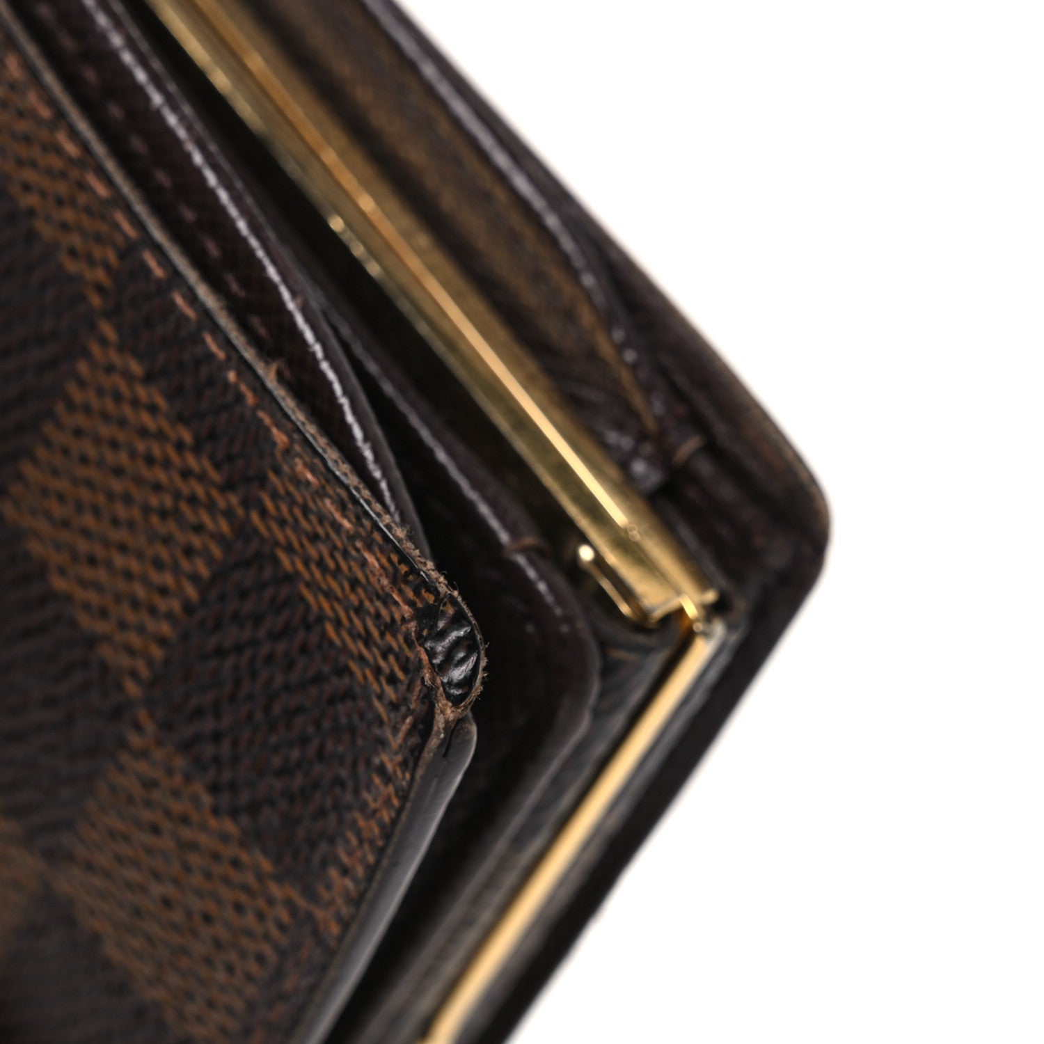 Damier Ebene French Purse Wallet