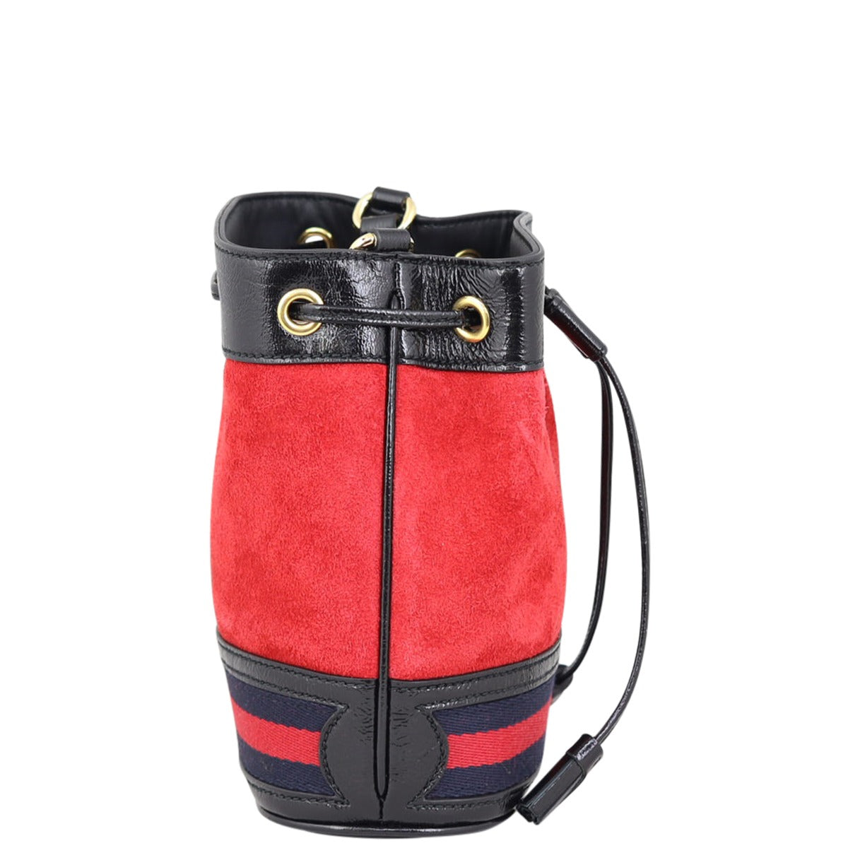 Gucci Ophidia Suede Bucket Bag Mini