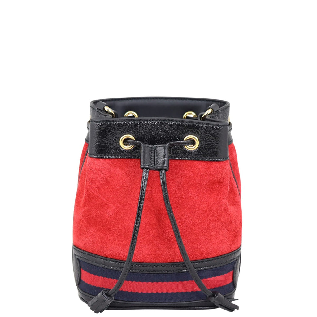 Gucci Ophidia Suede Bucket Bag Mini