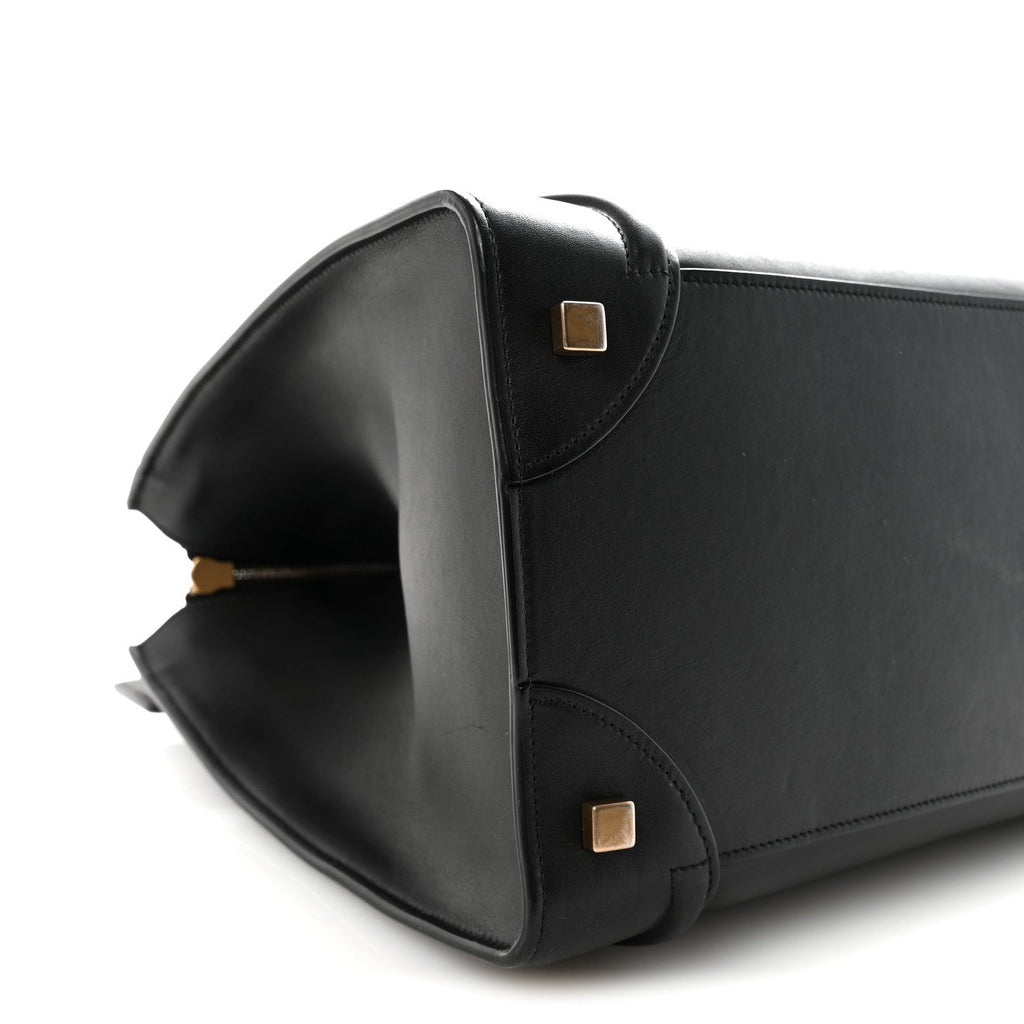 Smooth Calfskin Mini Luggage Black