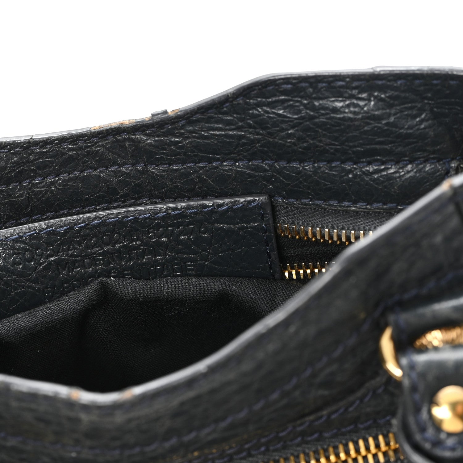 Agneau Giant 12 Gold Hardware Mini City Anthracite