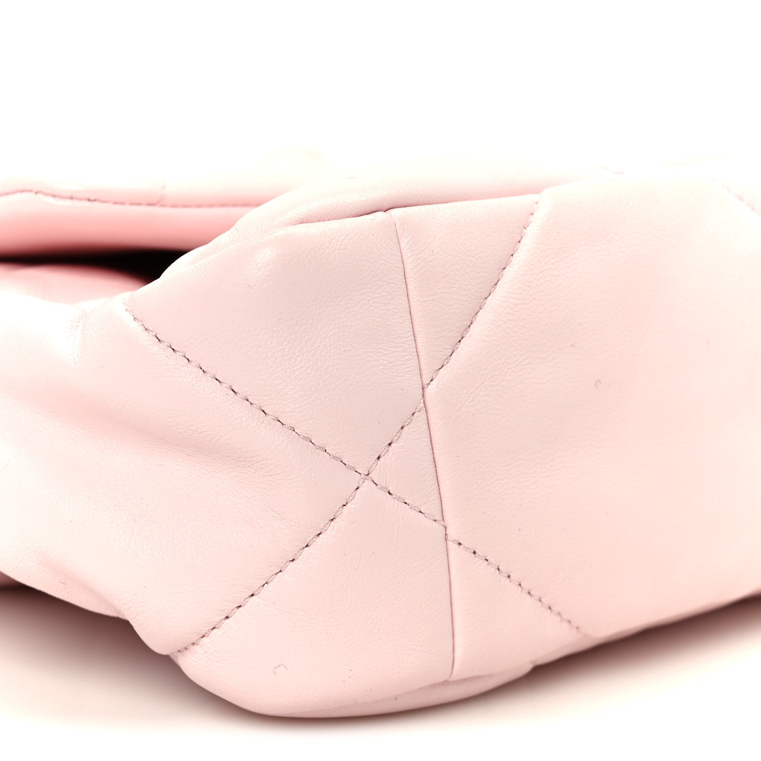 Lambskin Quilted Medium Chanel 19 Flap Light Pink