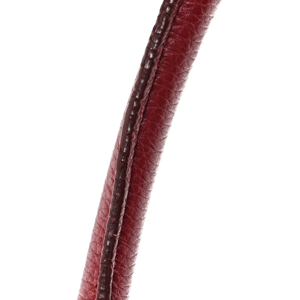 Pebbled Calfskin East West Fiamma Bag Red
