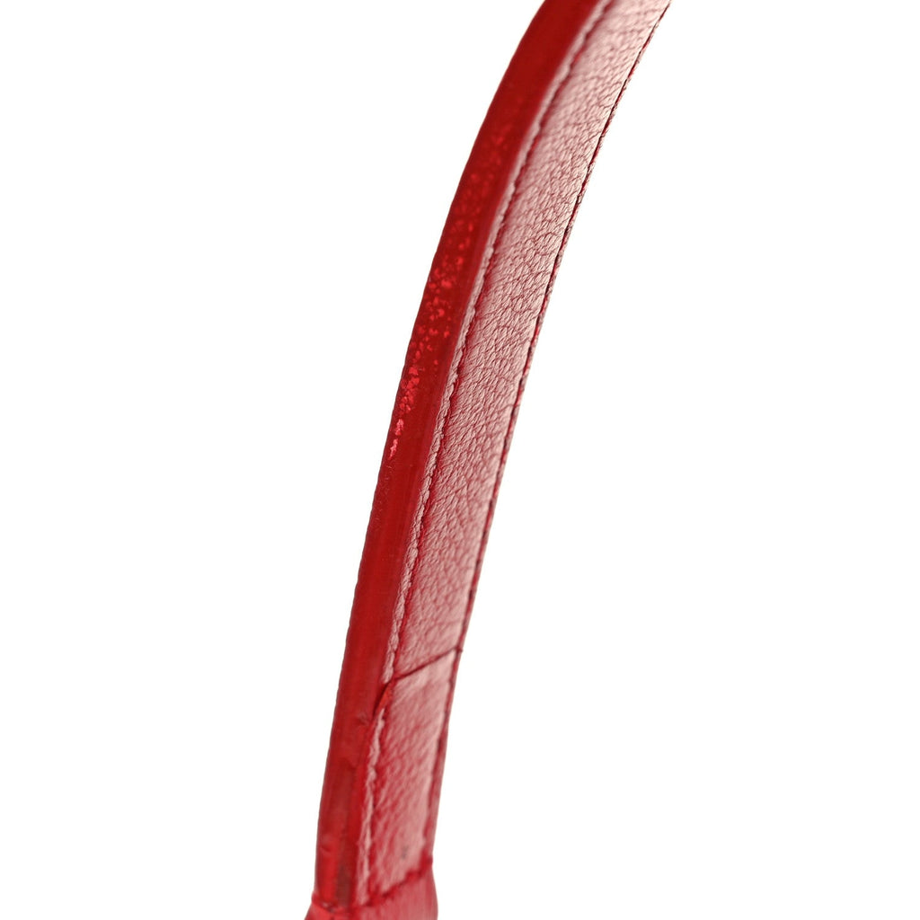 Soft Calfskin Lockme II Top Handle Rubis