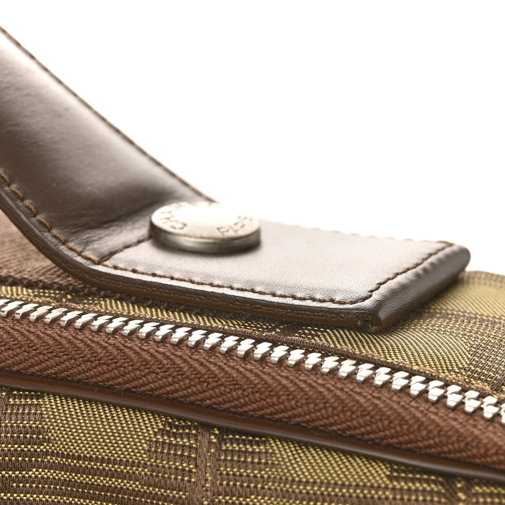 Nylon Travel Laptop Briefcase Khaki