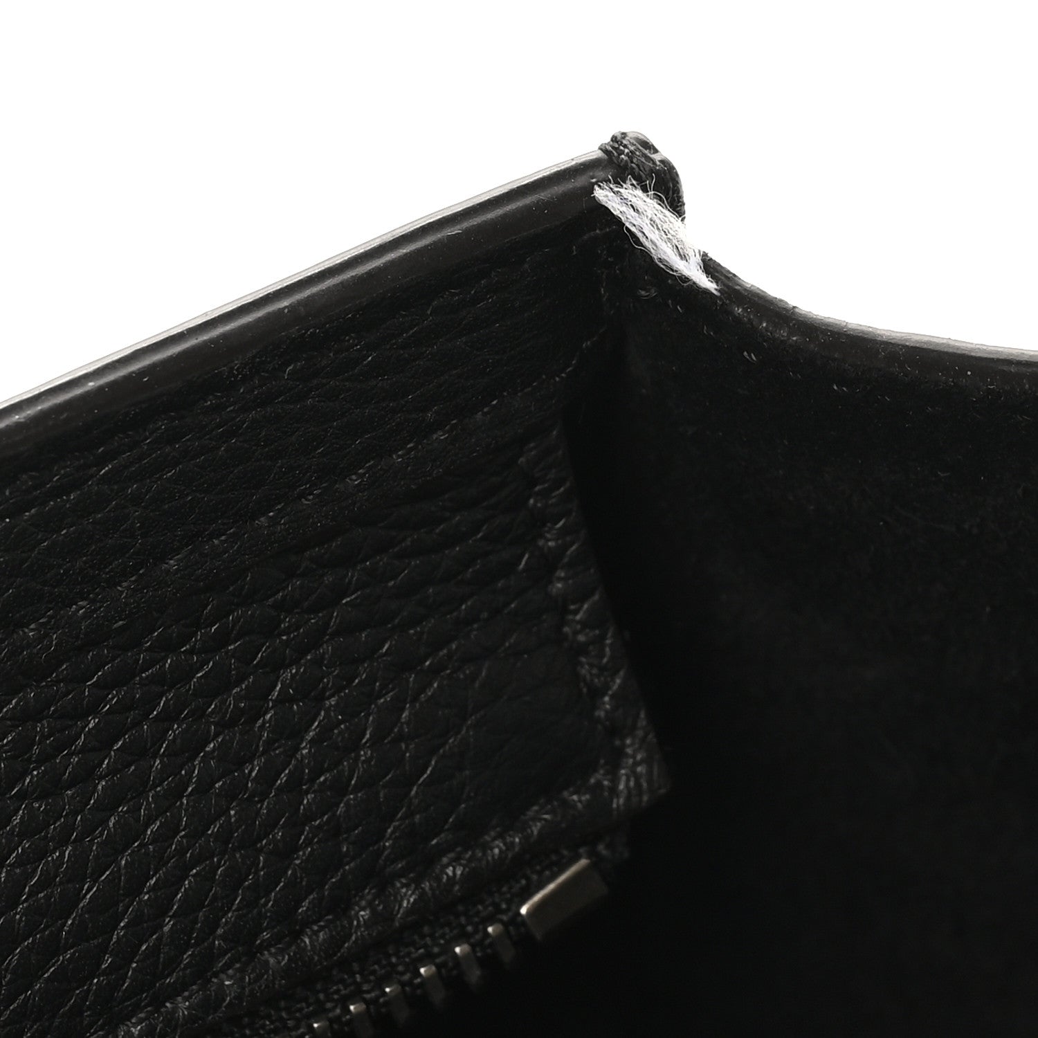 Drummed Calfskin Nano Luggage Black