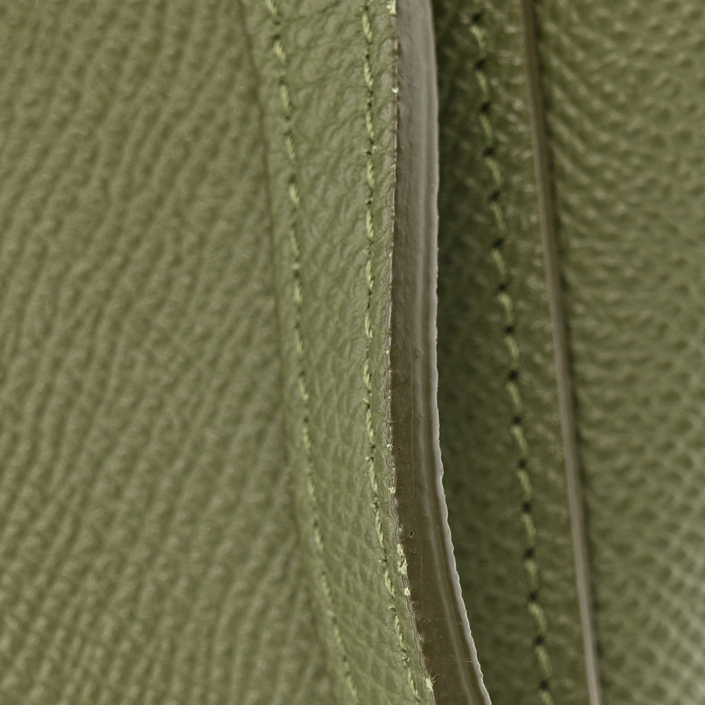 Grained Calfskin Nano Belt Bag Army Green