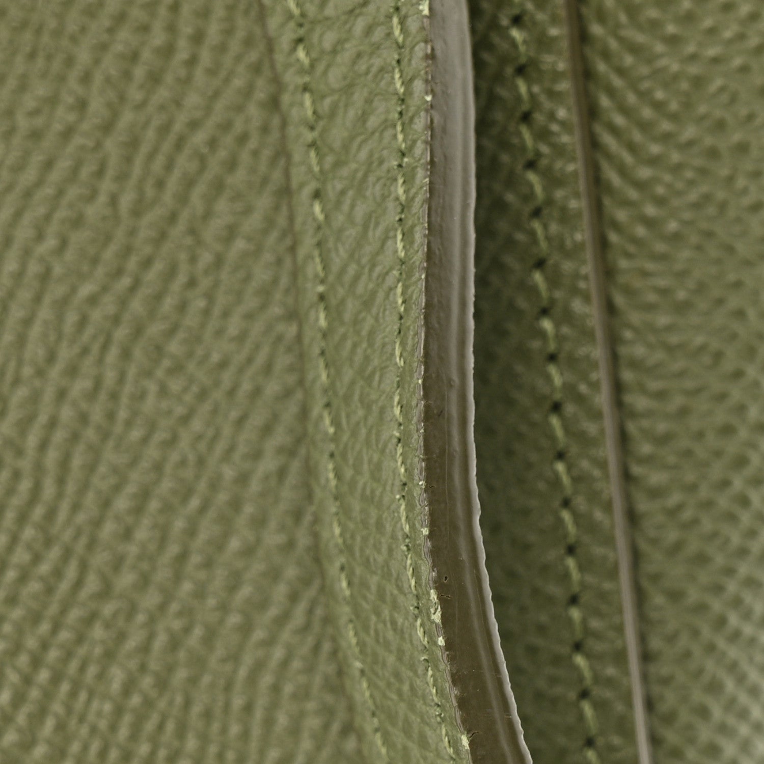 Grained Calfskin Nano Belt Bag Army Green