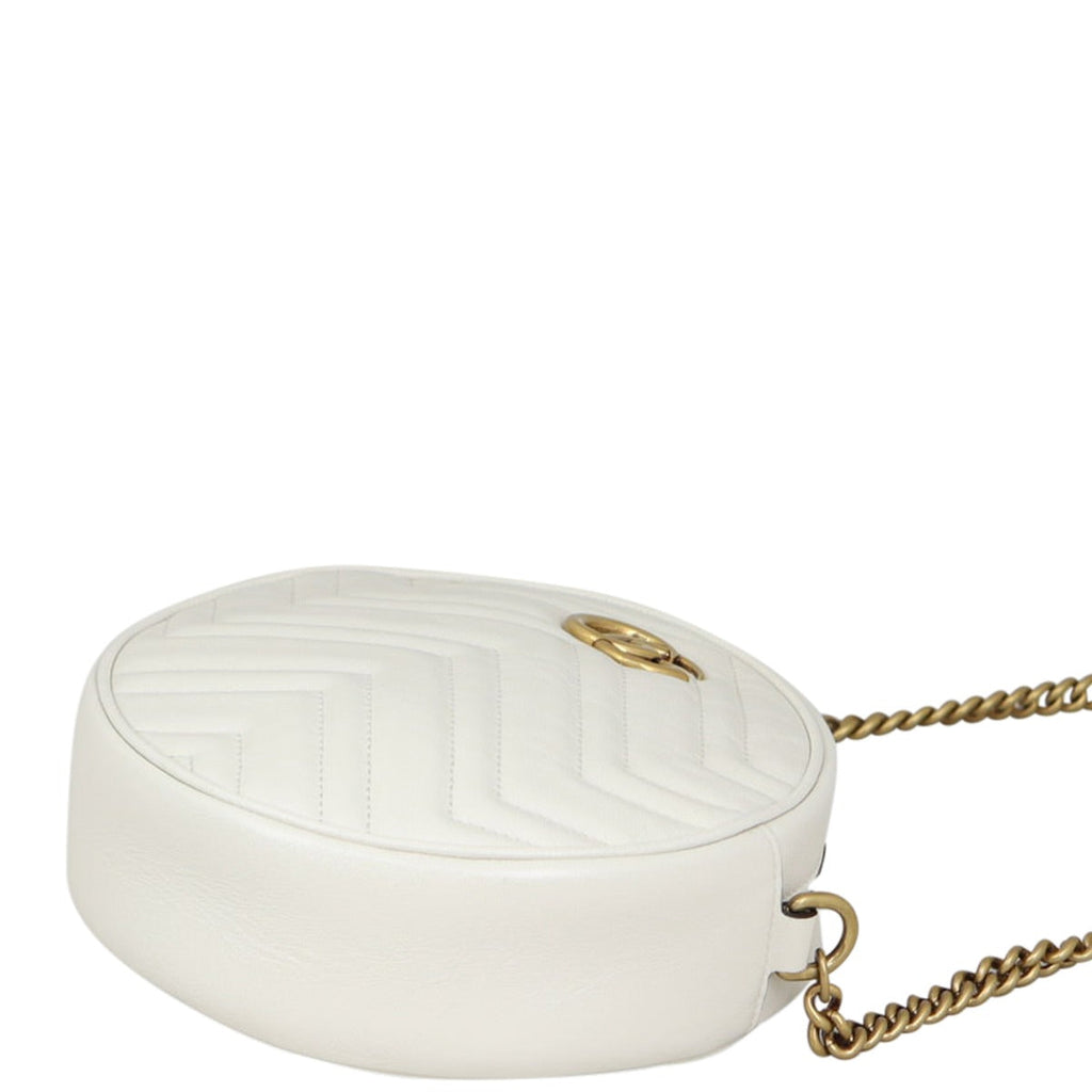 Gucci GG Marmont Round Chain Shoulder Bag