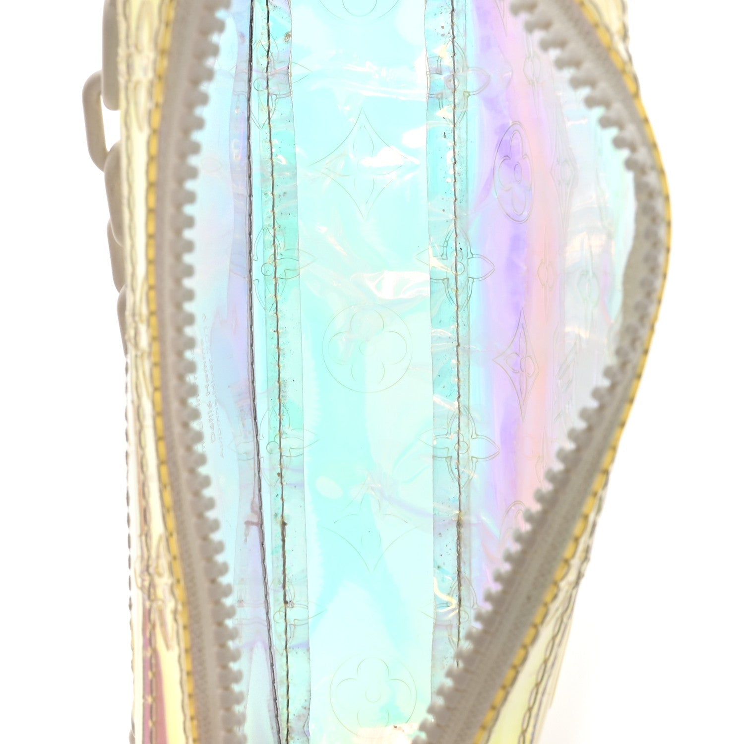 PVC Monogram Pochette Volga Iridescent Prism