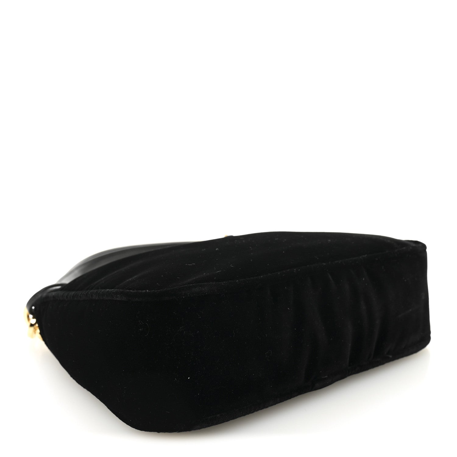 Velvet Nappa Mini Re-Edition Shoulder Bag Black