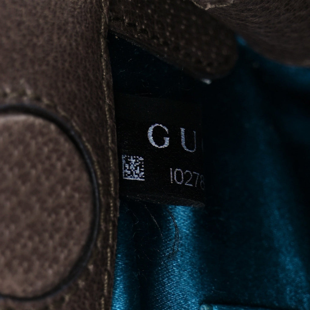 GG Supreme Monogram Web Small Ophidia Chain Shoulder Bag Brown