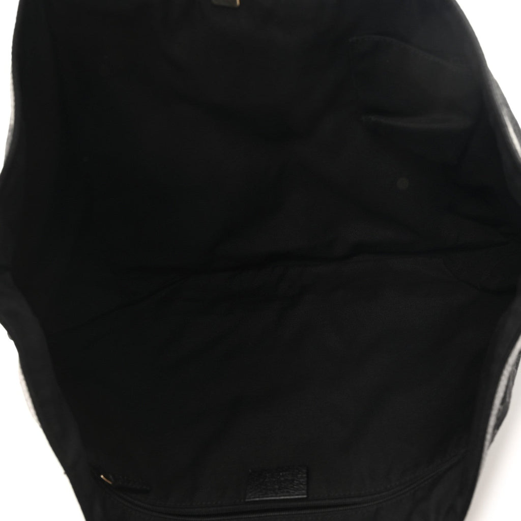 Monogram Large Abbey Tote Black
