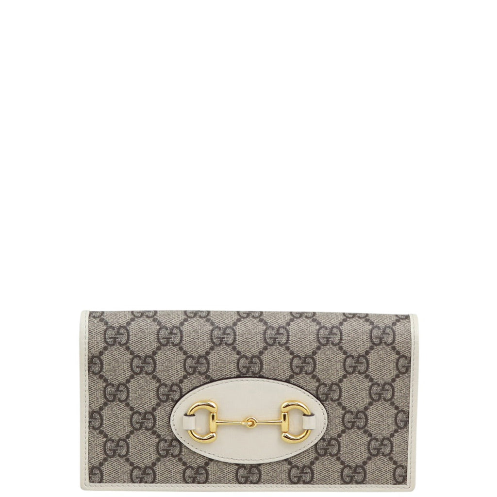 Gucci GG Supreme Horsebit 1955 Chain Wallet