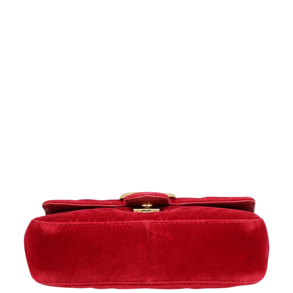 Gucci GG Marmont Velvet Mini Shoulder Bag