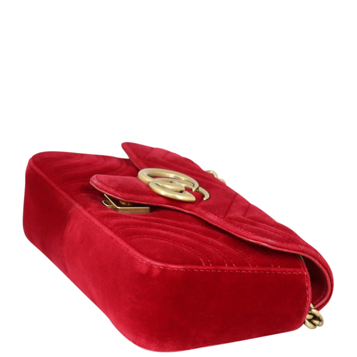 Gucci GG Marmont Velvet Mini Shoulder Bag