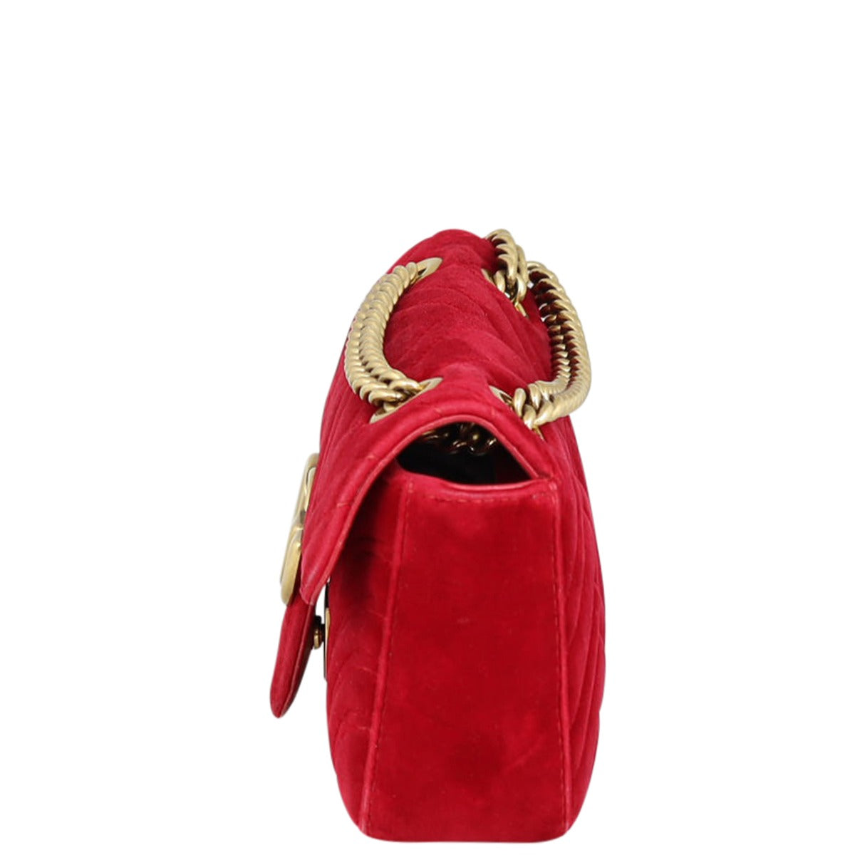 Gucci GG Marmont Velvet Mini Shoulder Bag