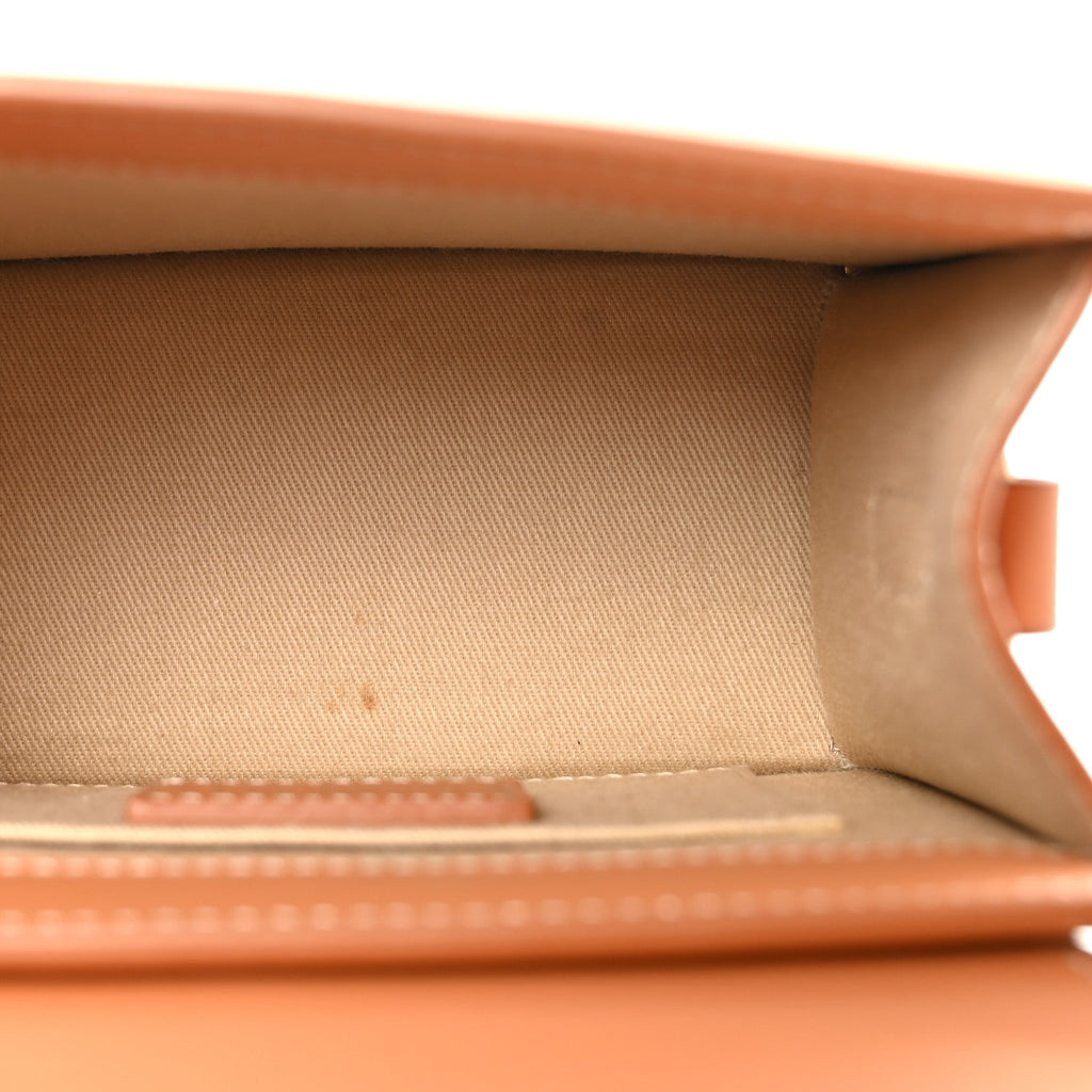 Smooth Calfskin Le Chiquito Moyen Terracotta