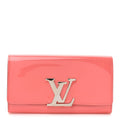 Patent Louise Wallet Rose Litchi
