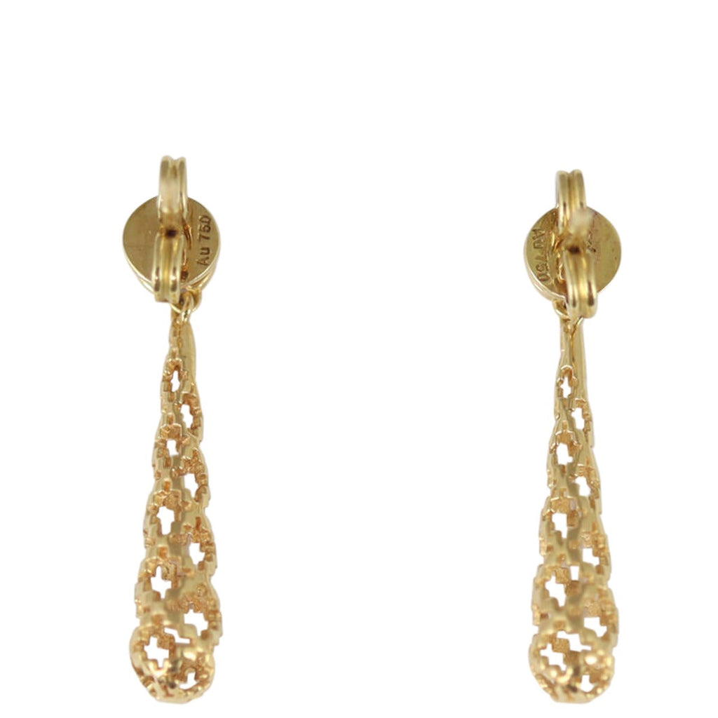 Gucci Diamantissima 18K Gold Small Drop Earrings