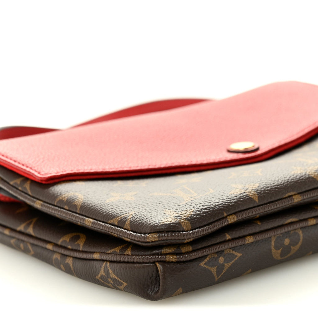 Monogram Twice Pochette Cherry