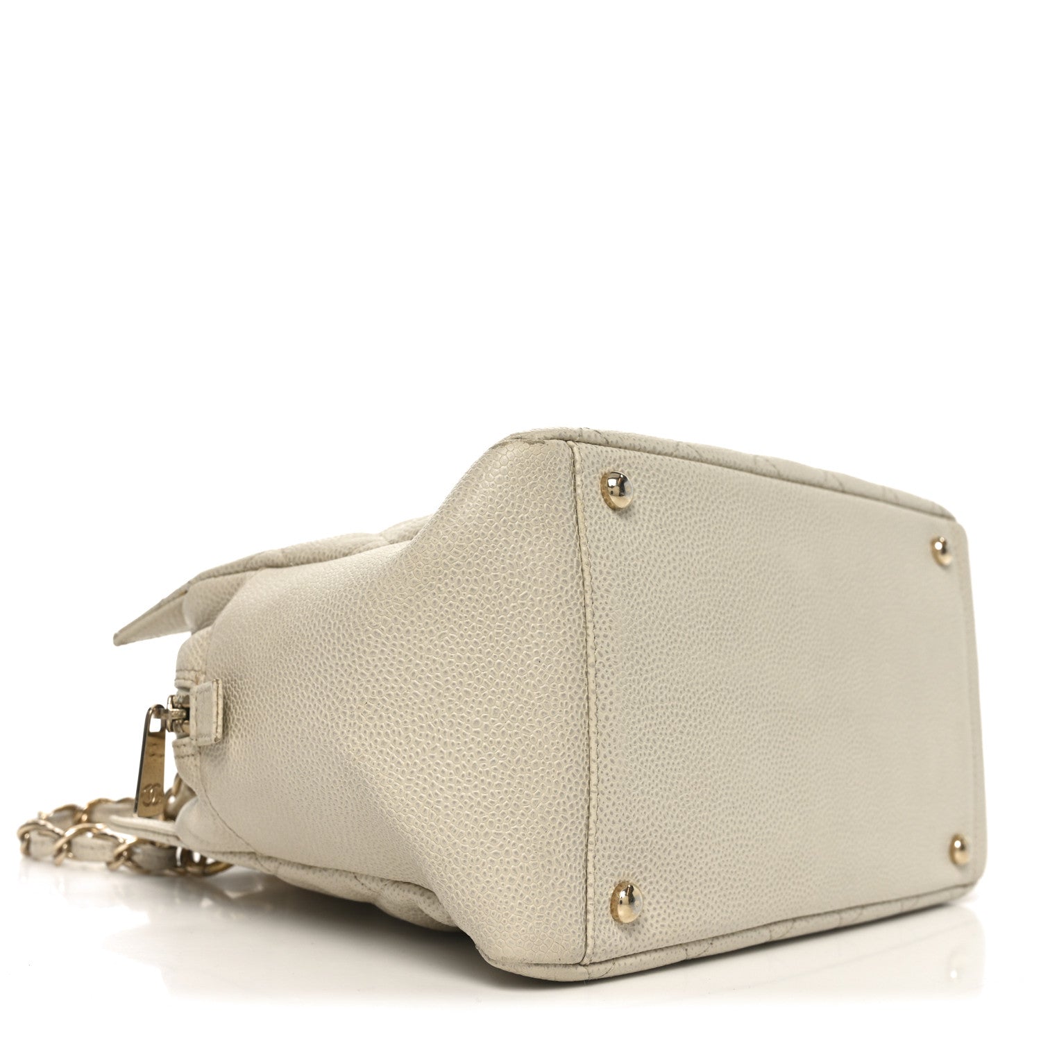 Caviar Quilted Petit Timeless Tote PTT Beige
