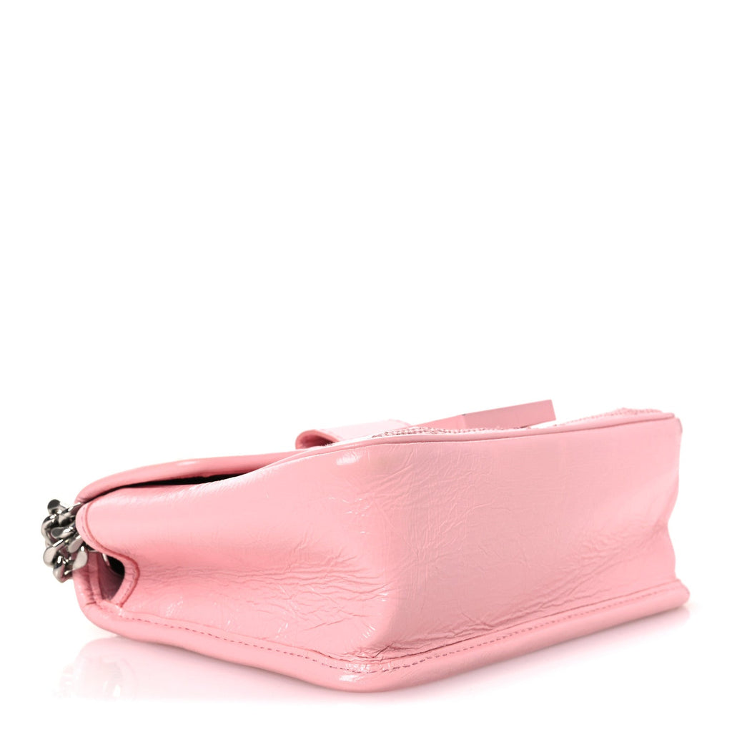 Crash Calf Quilted Mini Travia Shoulder Bag Pink