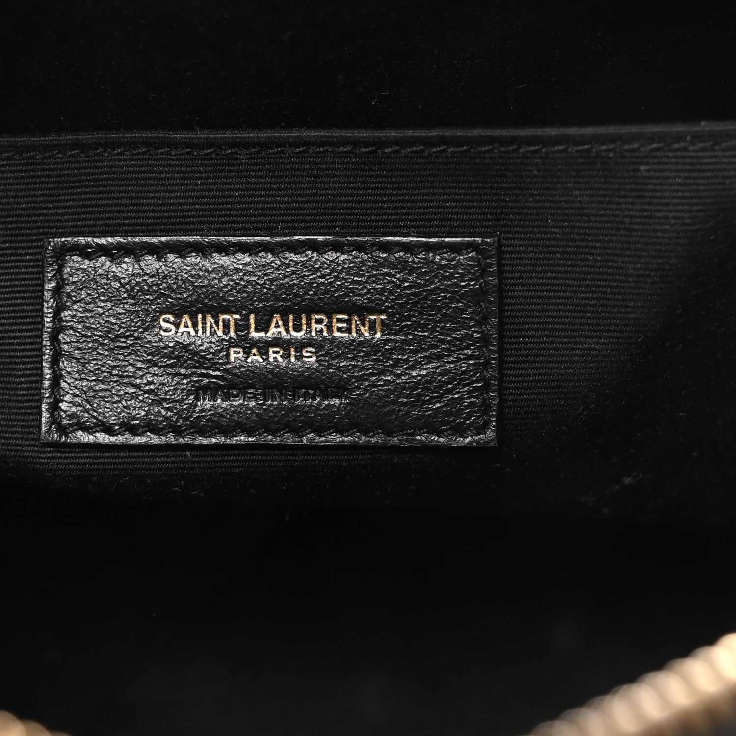 Calfskin Matelasse Monogram Lou Camera Bag Black