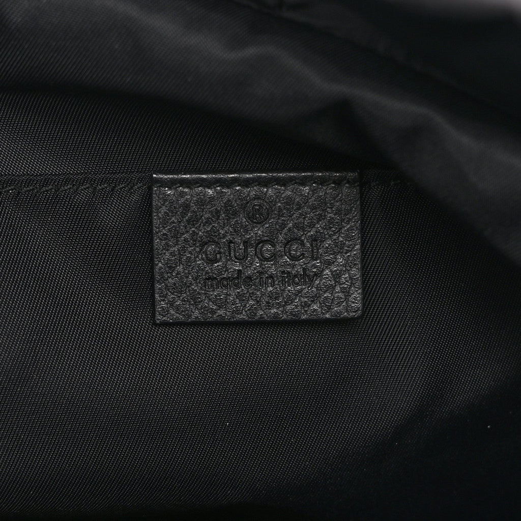 Nylon Monogram Small Single Buckle Backpack Black