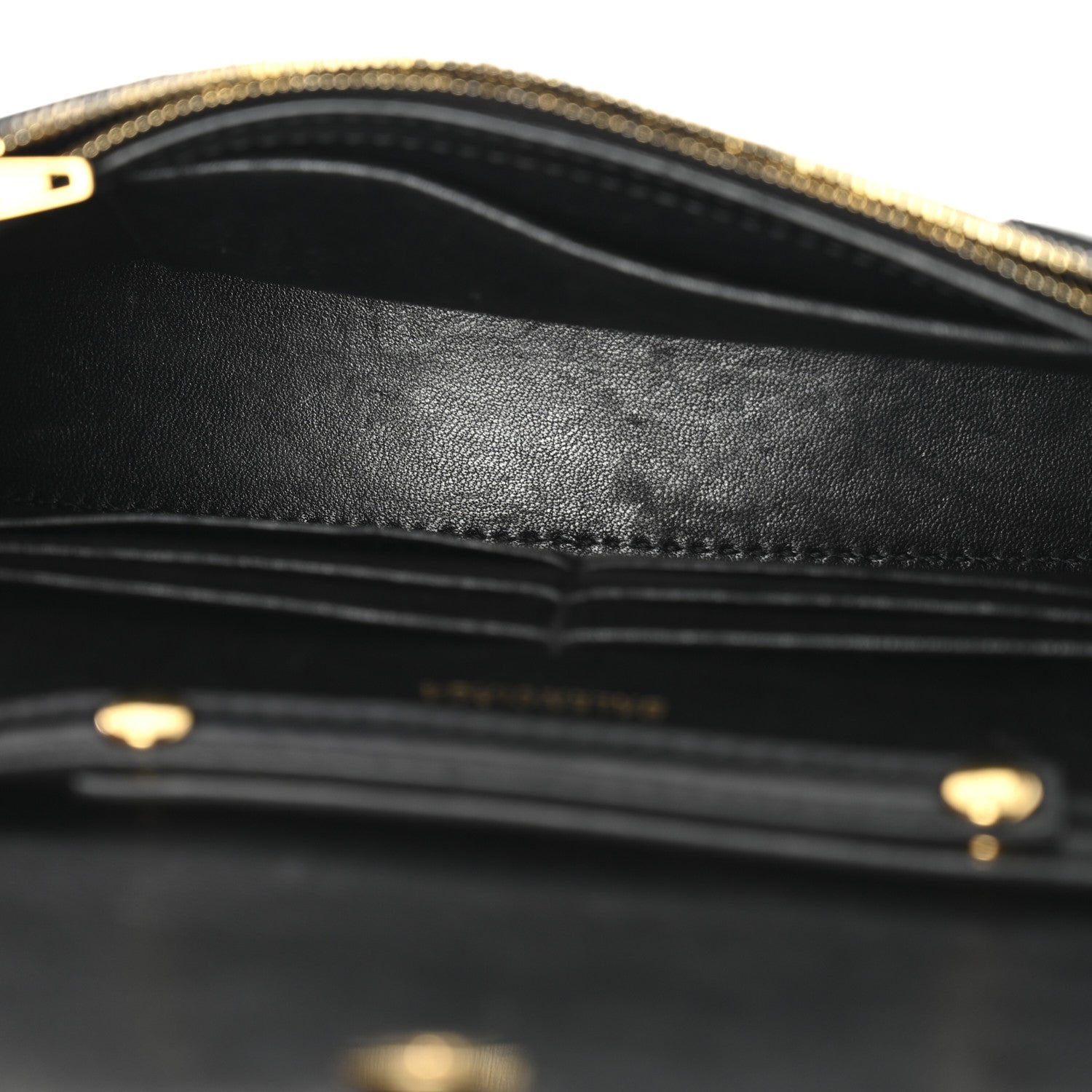 Shiny Box Calfskin Hourglass Chain Bag Black