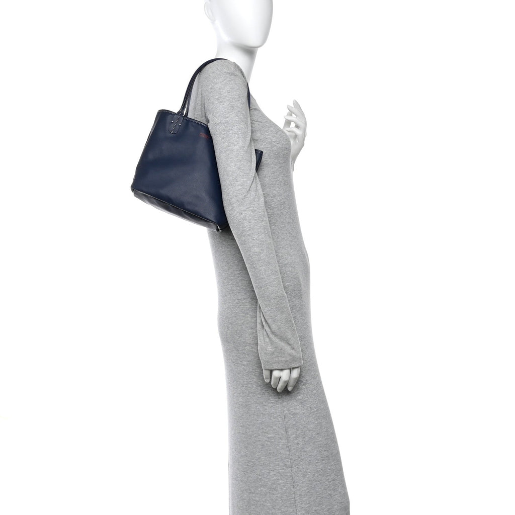 Goyardine Reversible Mini Anjou Navy