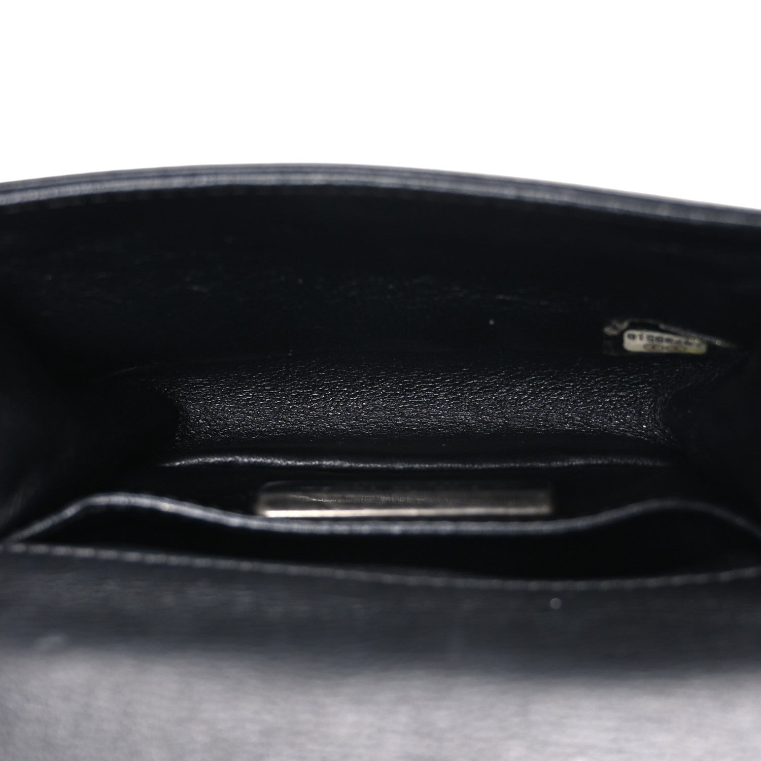 Galuchat Stingray Mini Boy Flap Black Silver