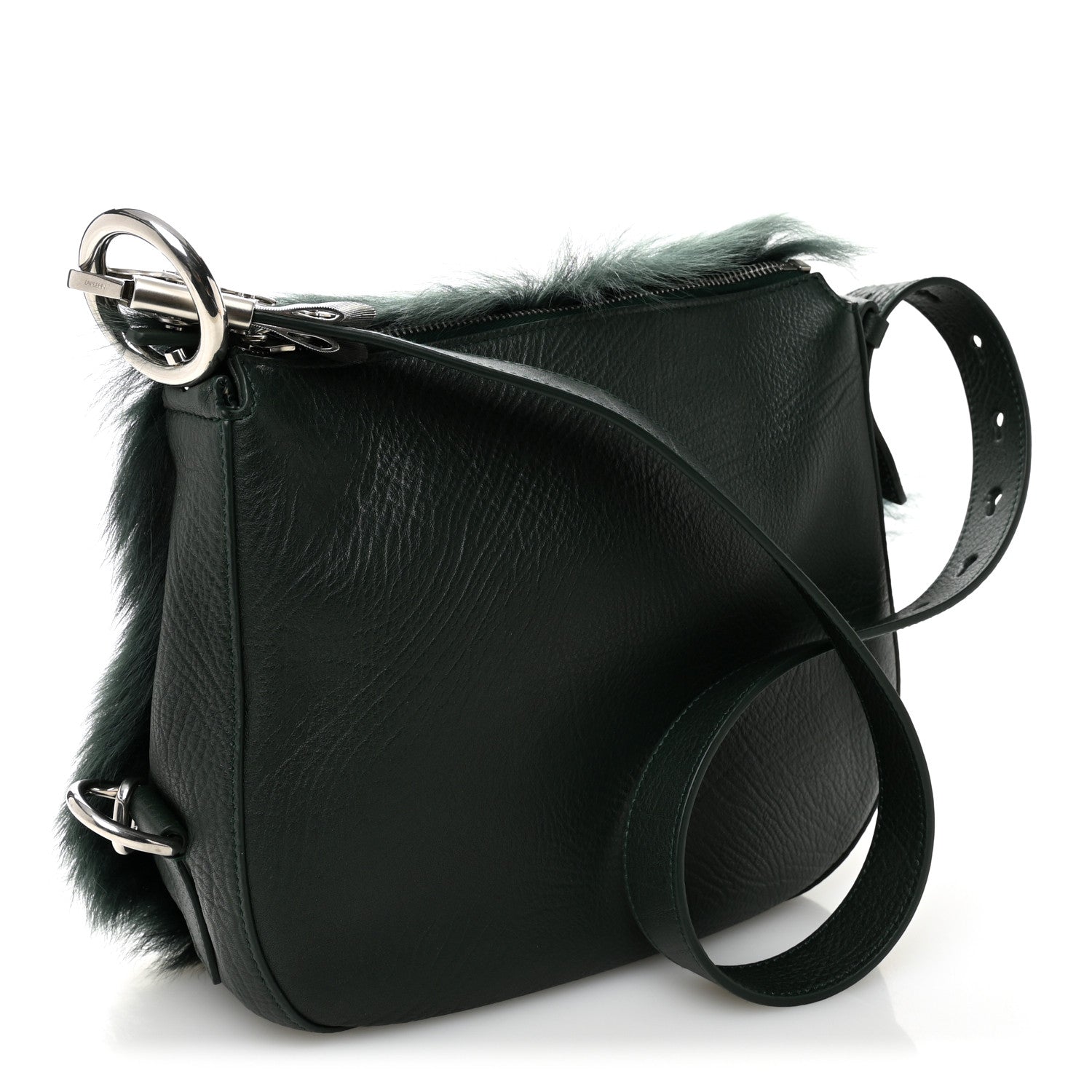 Shearling Small Knight Crossbody Bag Vine