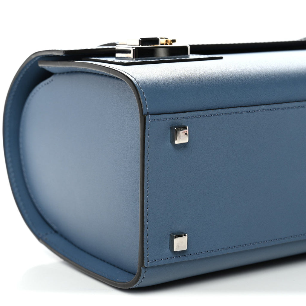 Box Calfskin Cabotin Blue