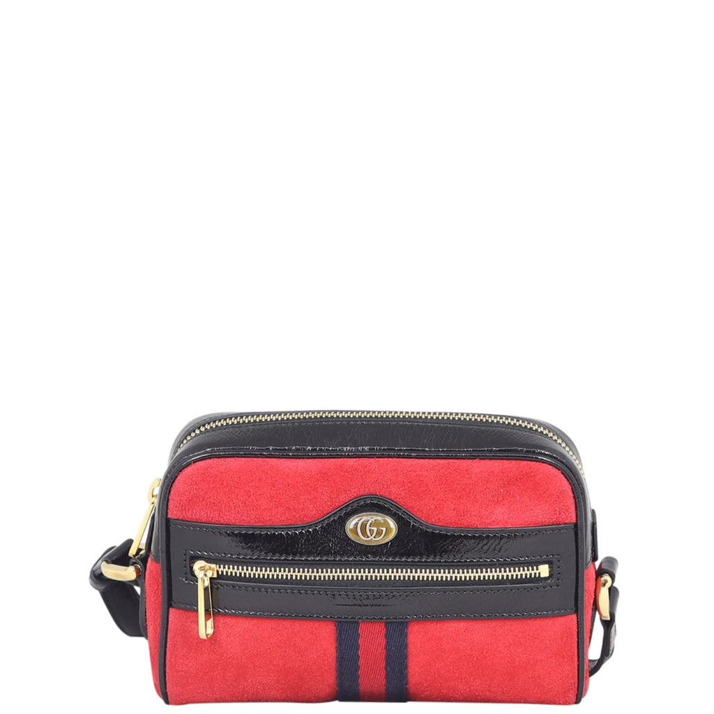Gucci Ophidia Mini Suede Shoulder Bag